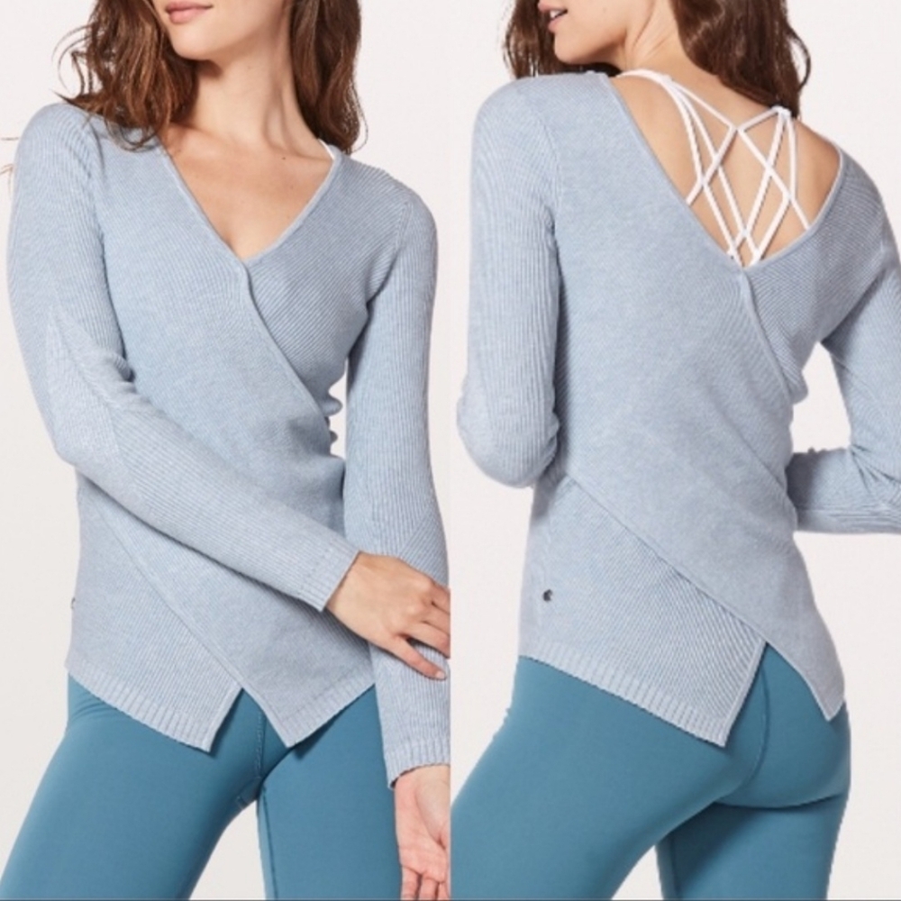 🎁 Lululemon Wrap It Back Cashmere Blend Sweater